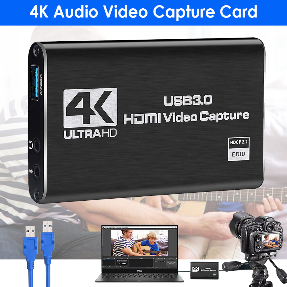 Audio Video Capture Card 4K USB 3.0 • Gadget City
