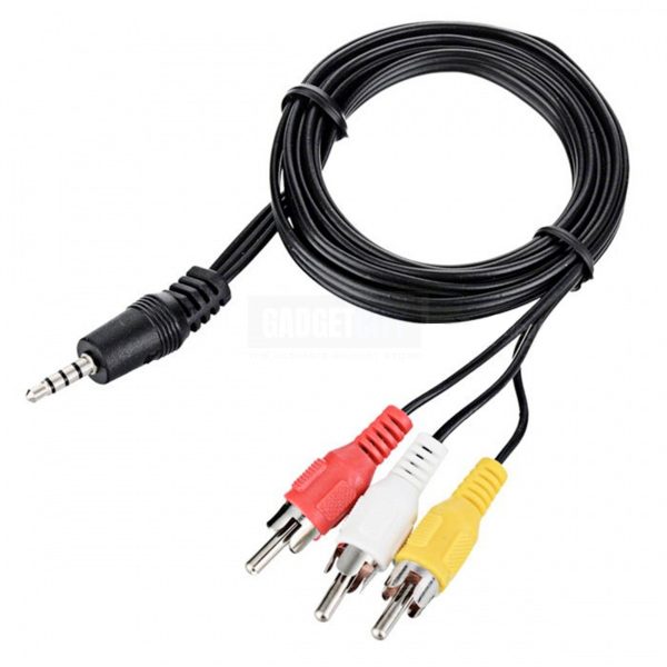 3 RC to Stereo / 3.5mm (1.5m)