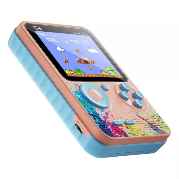 G5 Game Box – 500 Retro Games in 1 Mini Game Console Colorful LCD Screen