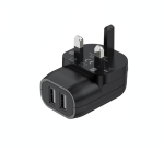 Budi Dual USB 2.4A Home charger AC339UB