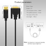 Basix Display Port to DVI Converter Cable D7 - Image 2