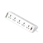 LDINO 10 Sockets & 05 USB+1 PD Port Extension Code SC10610
