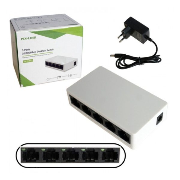 PIX Link 5 Ports Network Switch LV-SW05