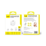 BUDI PD 35W GaN & QC 30W Mini Global Travel Charger (AC316W)