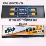 Full Motion Swivel High Wall Mount TV Bracket for 42"-80" TVs