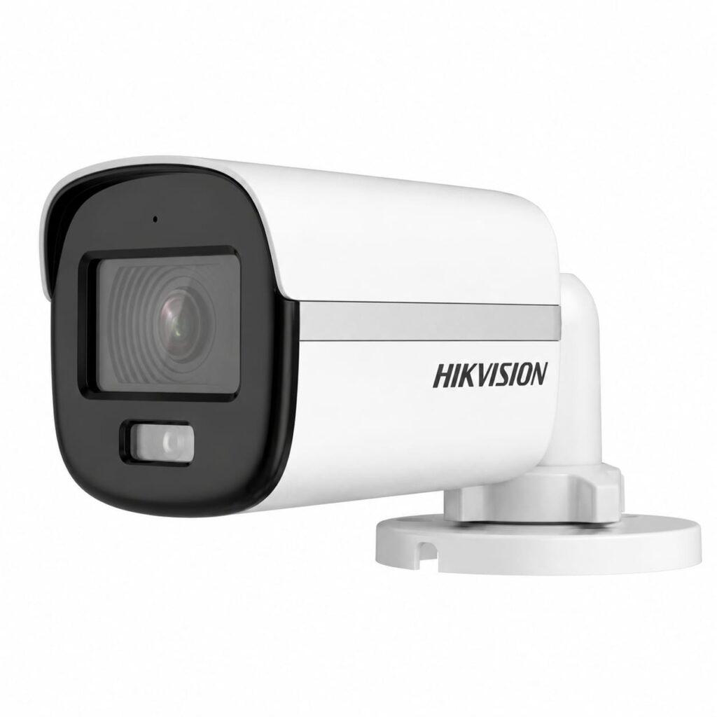 Hikvision DS-2CE10DF0T-PFS 2MP ColorVu Fixed Mini Bullet CCTV Camera with Built-in Microphone and 20m Full-Color Night Vision available at GadgetCity.lk Sri Lanka.