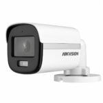 Hikvision DS-2CE10DF0T-PFS 2MP ColorVu Fixed Mini Bullet CCTV Camera with Built-in Microphone and 20m Full-Color Night Vision available at GadgetCity.lk Sri Lanka.