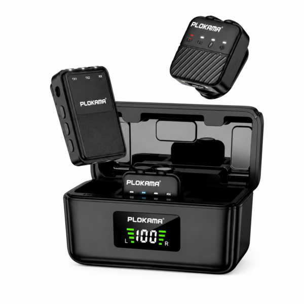 Plokama VM-80 Pro ANC Noise Reduction Wireless Dual Microphone