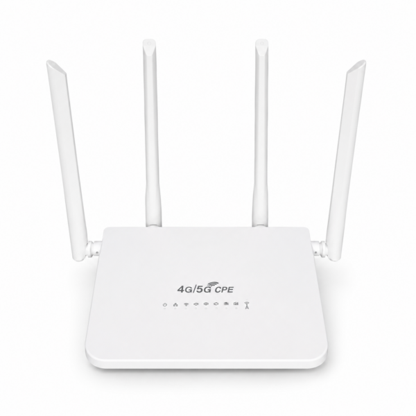 R103 4G/5G LTE CPE WiFi Router with 4 External Antennas – 300Mbps SIM Card Wireless Router for Home & Office in Sri Lanka